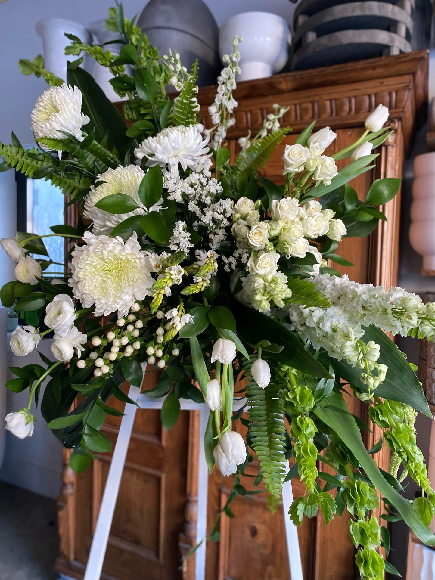Funeral Sympathy Easel Luminous Blooms & Gardens