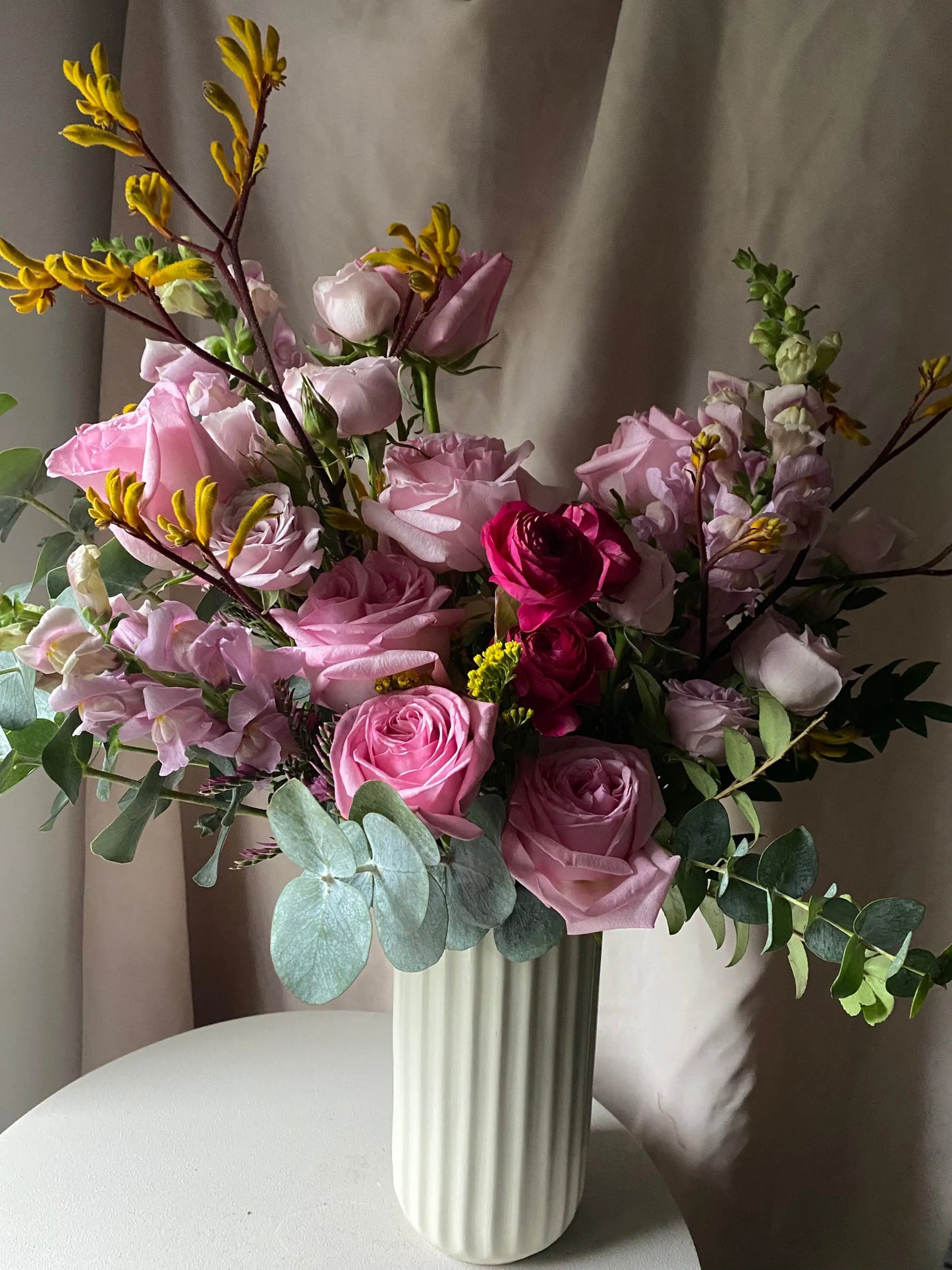 Designer's Signature Style Tall Vase Luminous Blooms