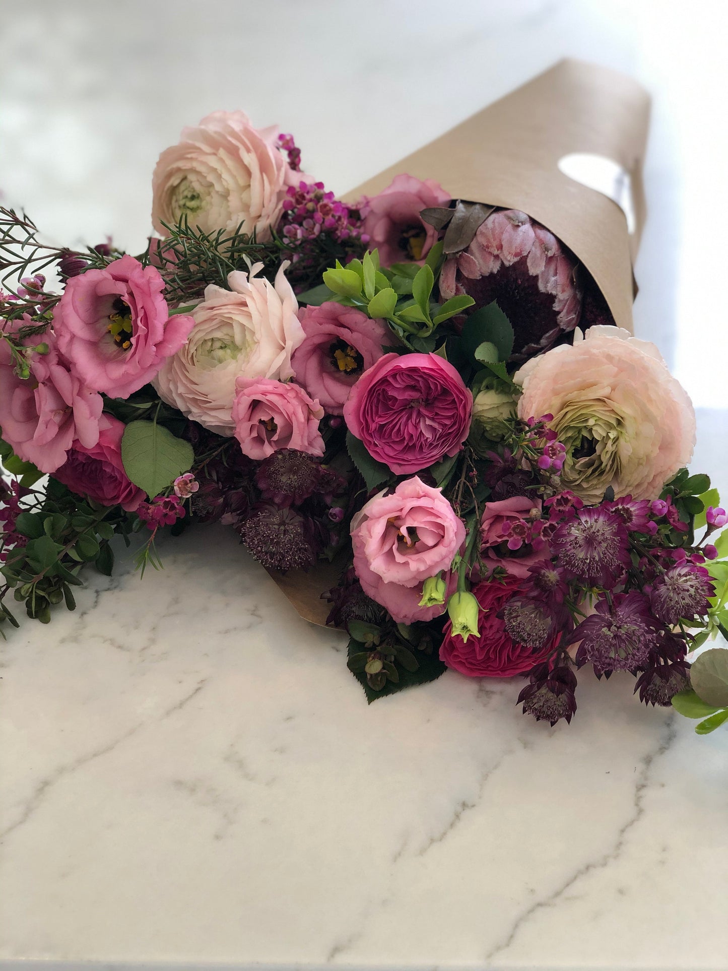 "Happy Anniversary" Roses Signature Style Wrap