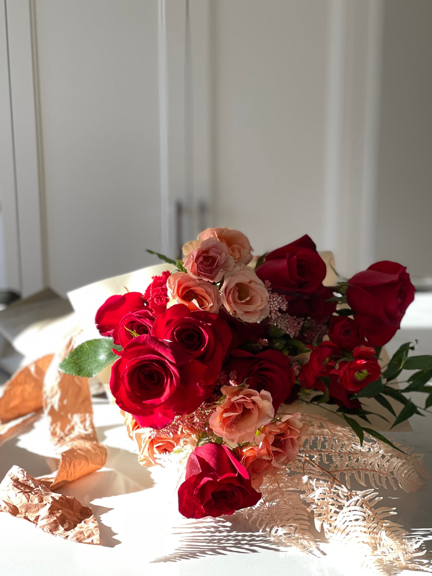 "Happy Anniversary" Roses Signature Style Wrap