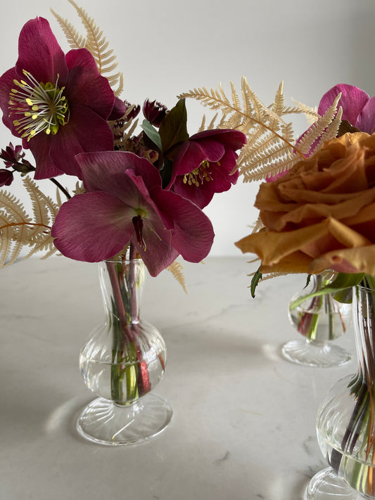 Bud Vases with Luminous Blooms in Highland Park, IL