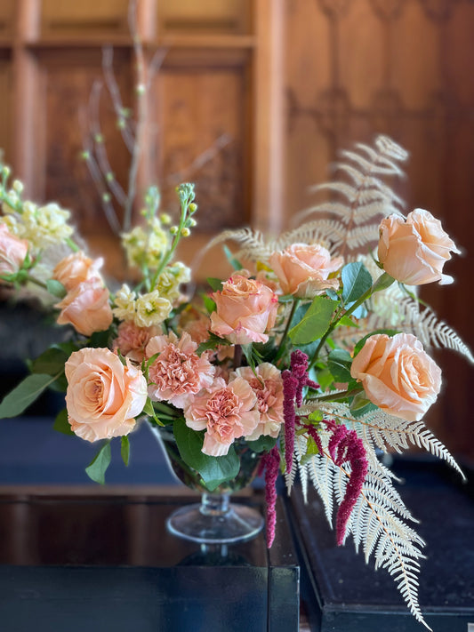 Centerpieces with Luminous Blooms in Highland Park