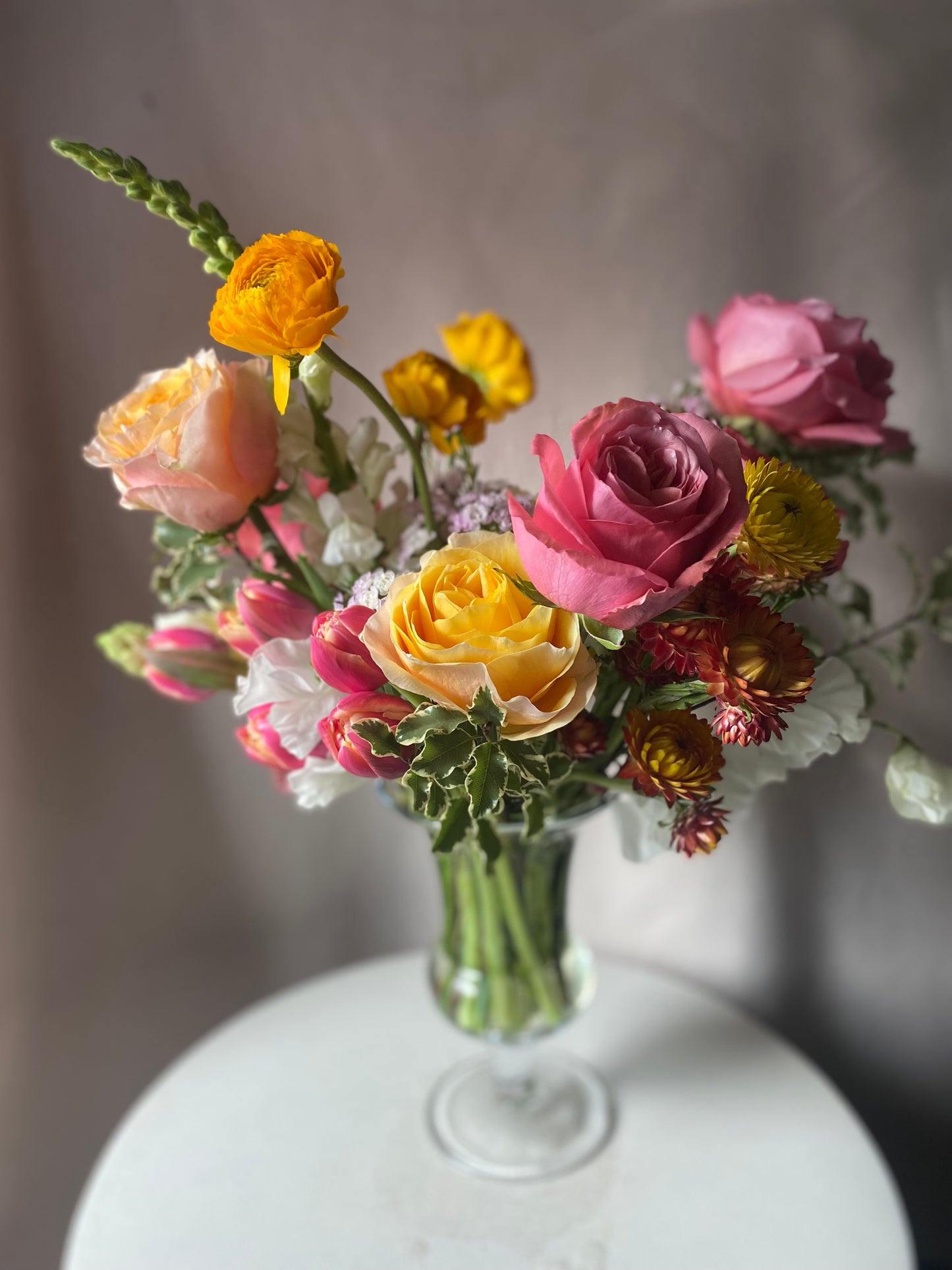 Designer's Signature Style Tall Vase