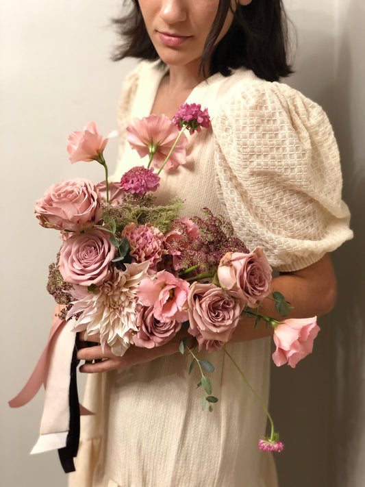 Bridesmaids Bouquet by Luminous Blooms in Highland Park