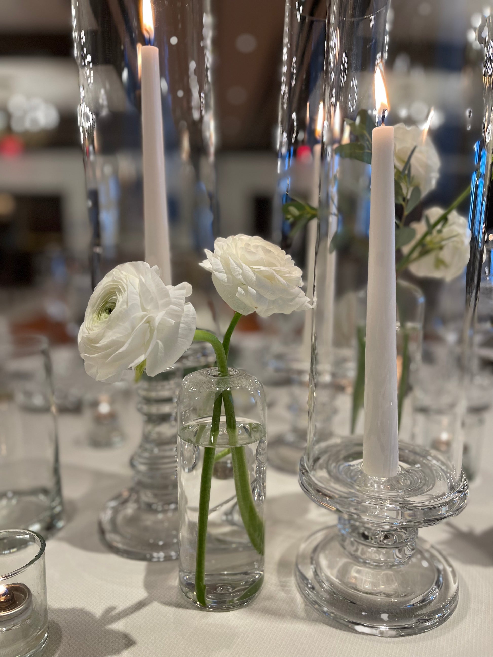 Bud Vases with Luminous Blooms in Highland Park, IL