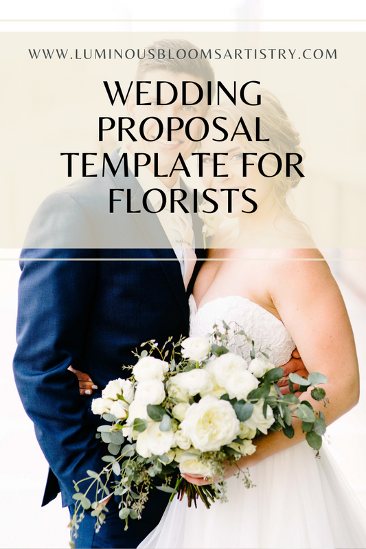 Florist Wedding Proposal Template Bundle